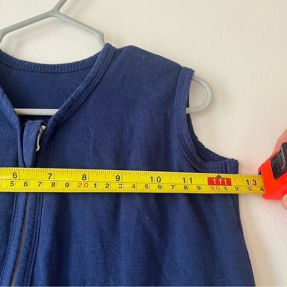 Fiemöl Baby Sleep Sack 6–12 Months Navy Blue Cotton Wearable Blanket Baby Shower - Picture 5 of 7